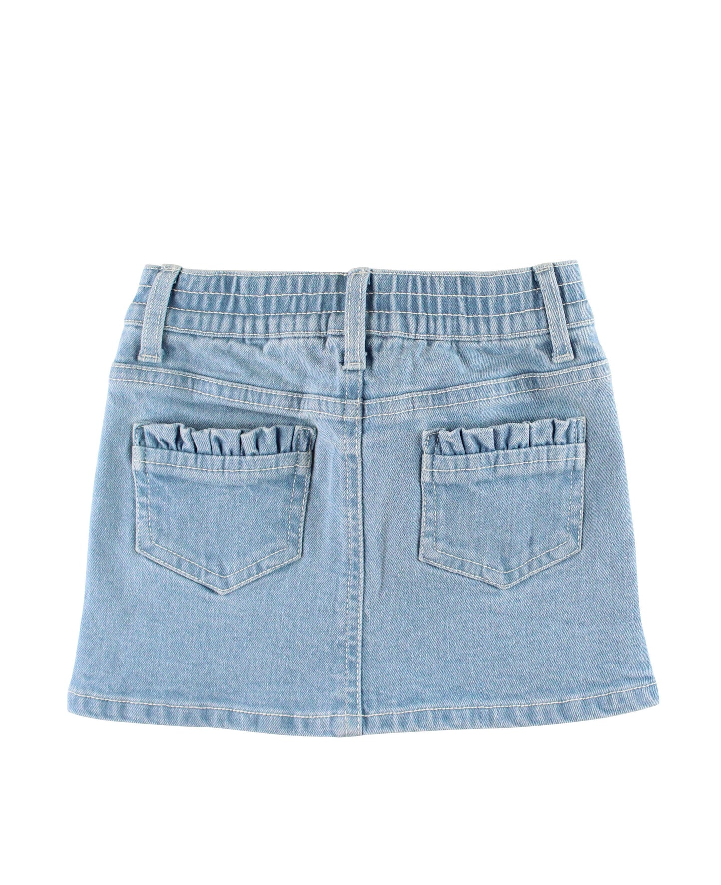 Ruffle Butt Jean Skirt