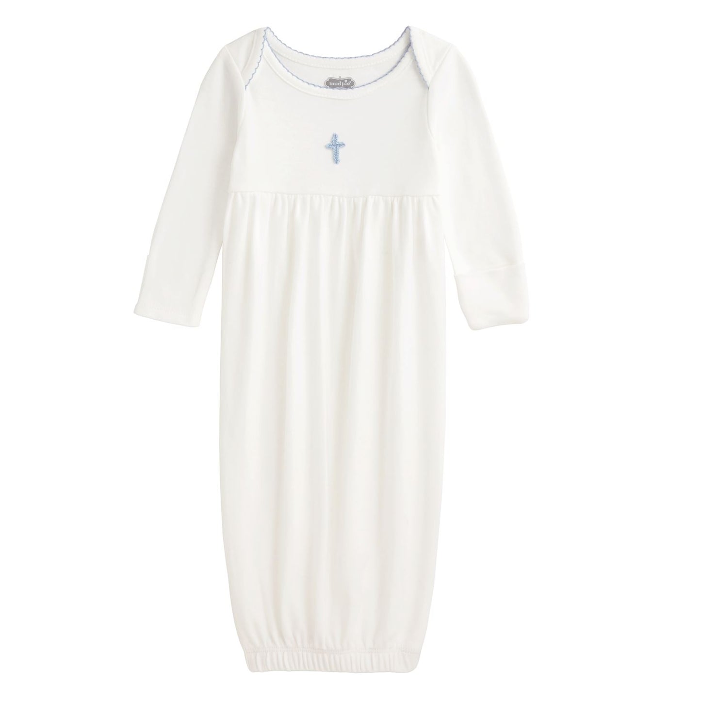 Crochet Cross Gown Blue