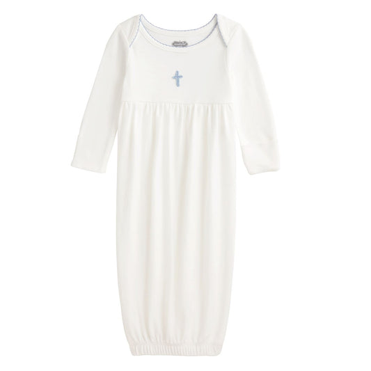 Crochet Cross Gown Blue