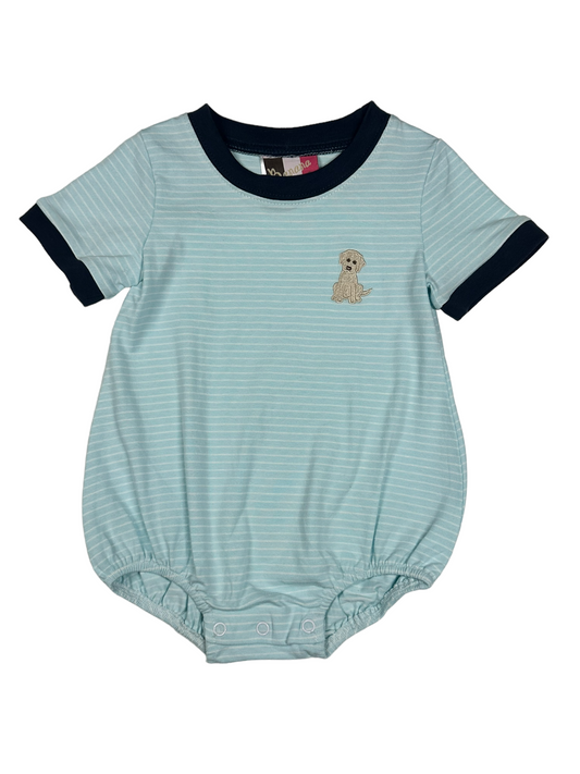 Puppy Boys Stripe Bubble