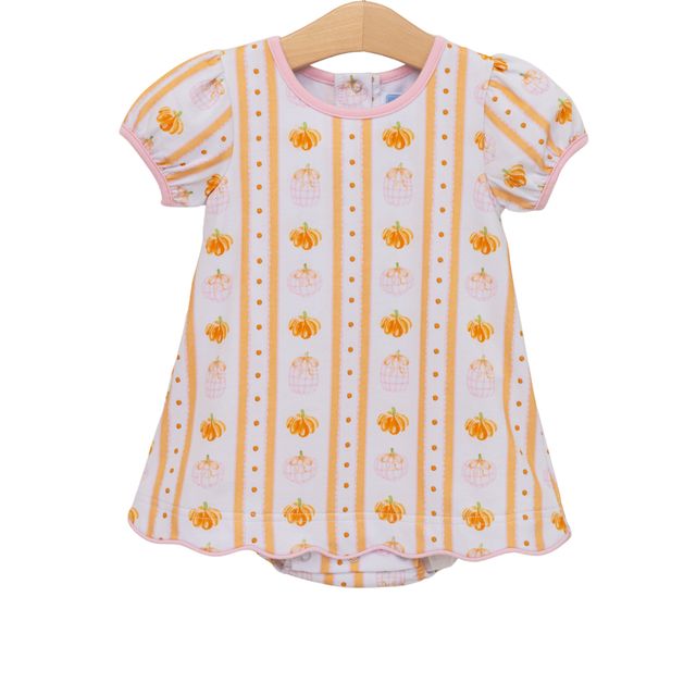 Pumpkin Patch Scalloped Bubble