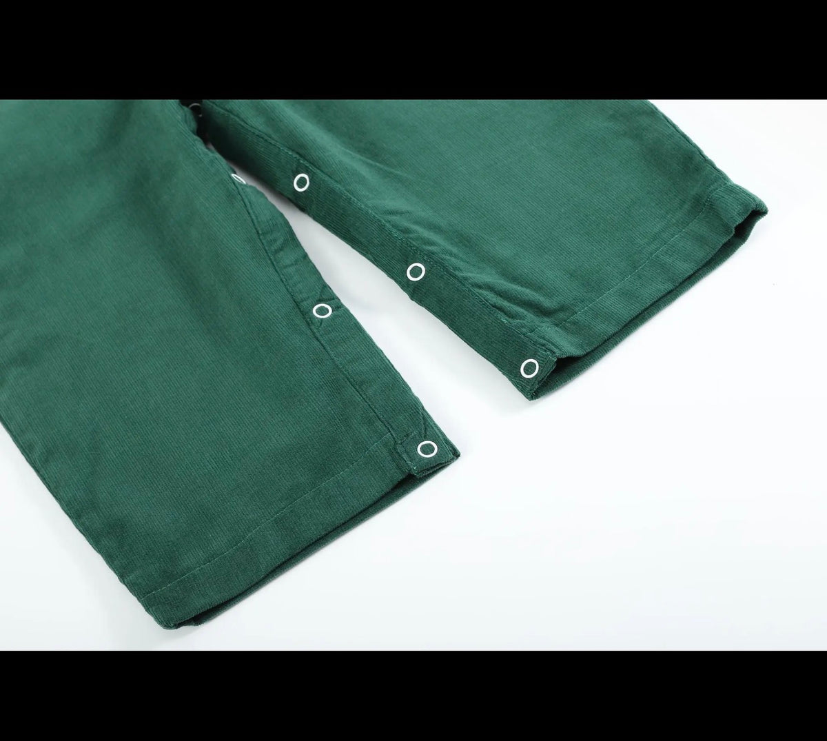 Green Christmas Smocked Overalls