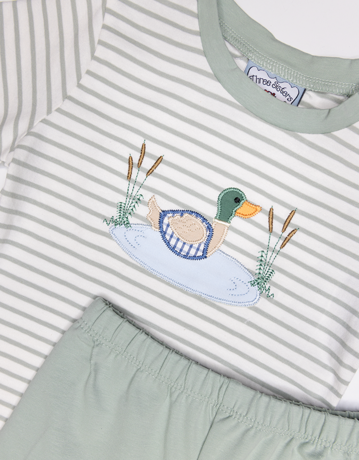 Duck Appliqué Boy Short Set