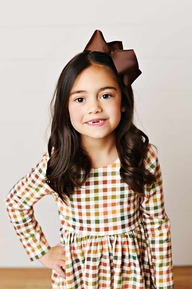 Harvest Plaid Twirl Dress