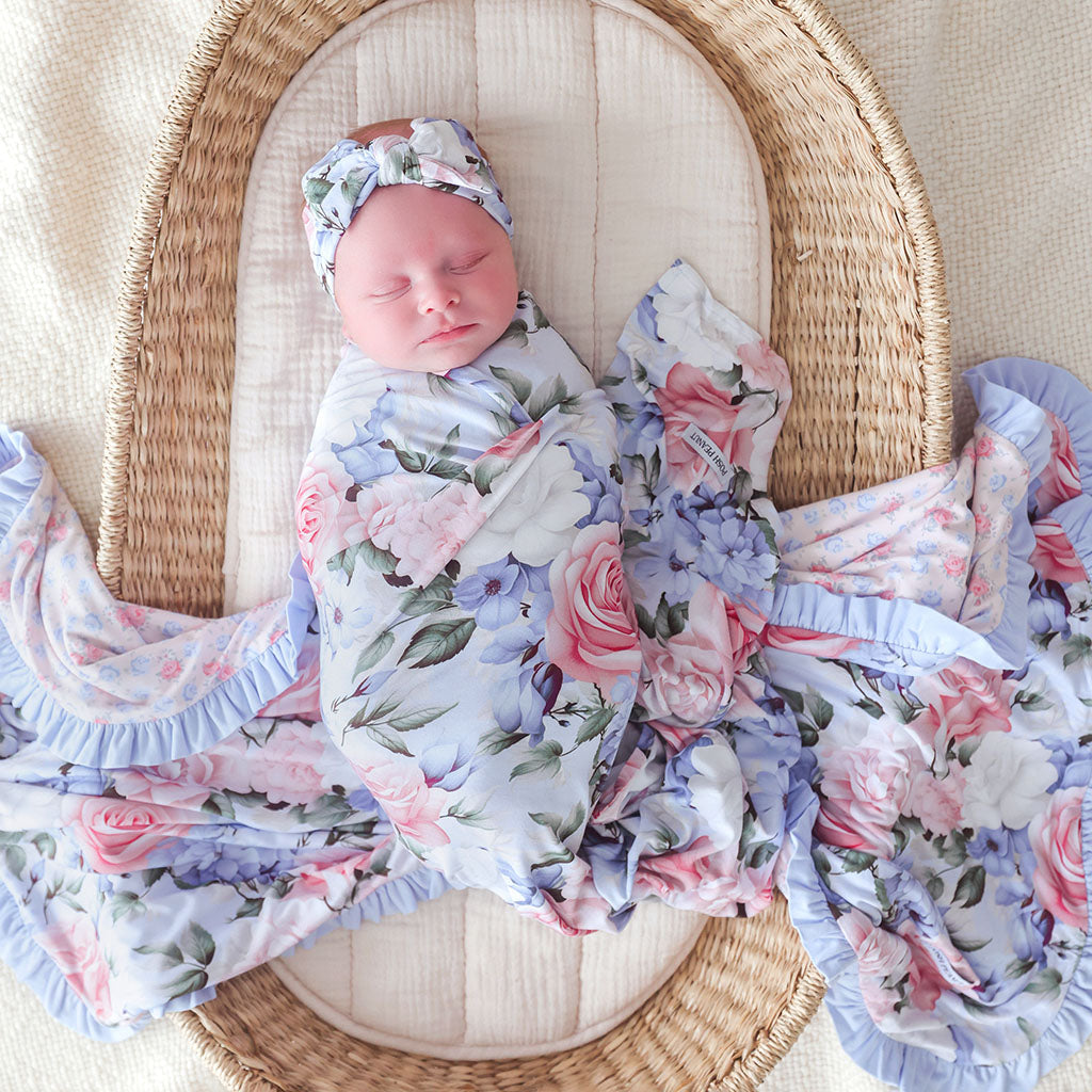 Marion Swaddle and Headband Set