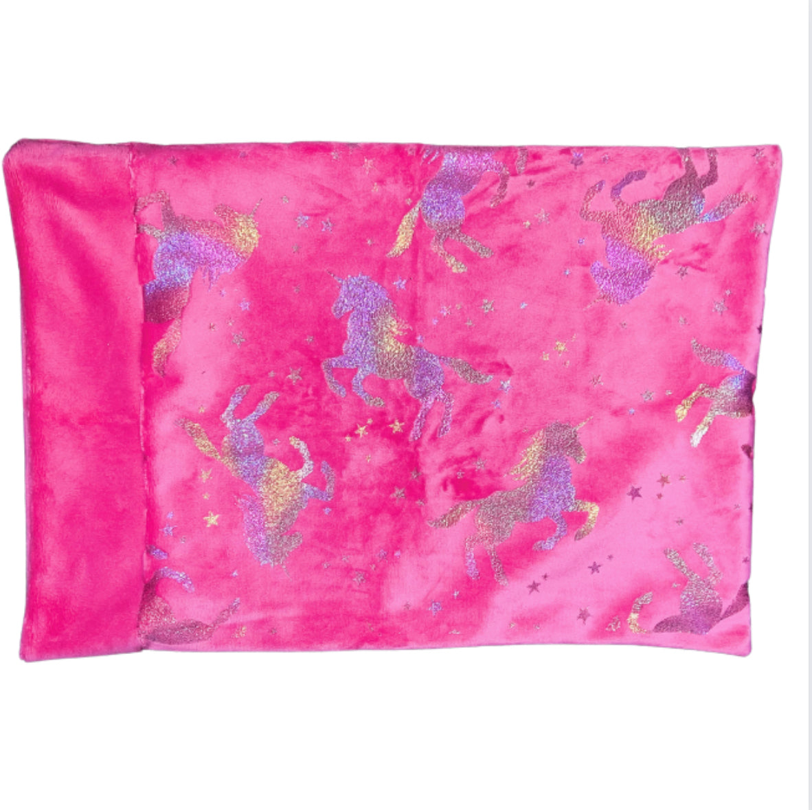 Pink Minky Unicorn Pillow