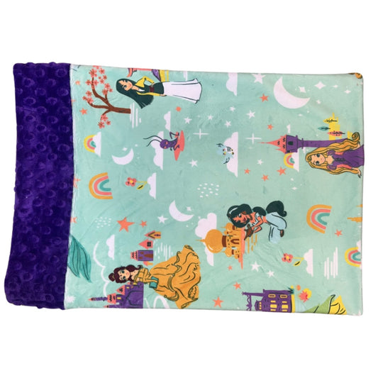 Disney Princess Travel Minky Pillow