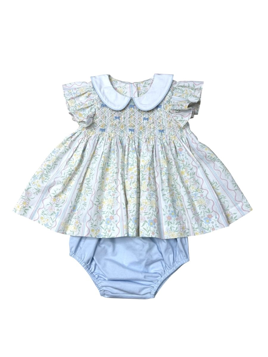 Spring Bouquet Smocked Bloomer Set