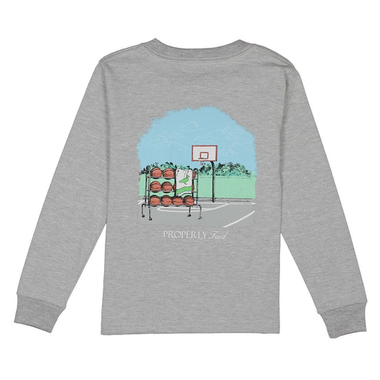 Basketball LS- Lt Heather Grey