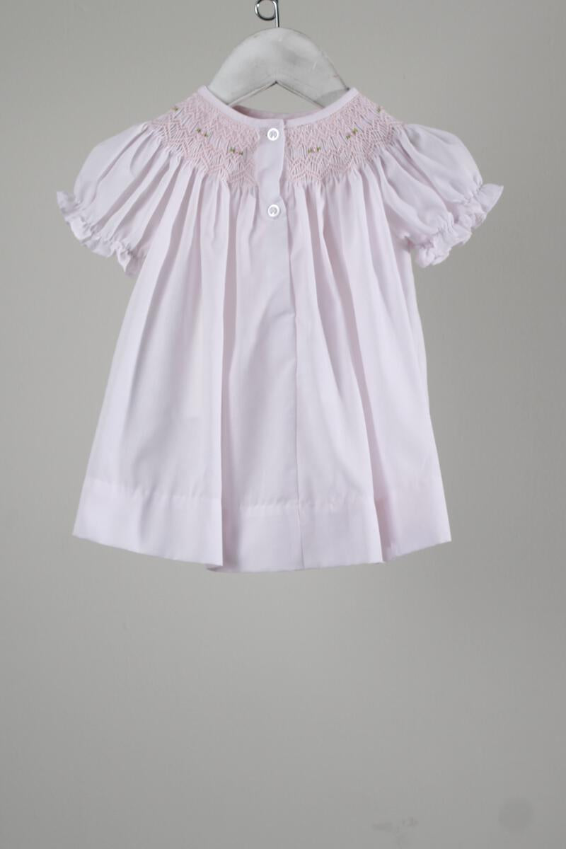 Light Pink Geometric Iris Dress