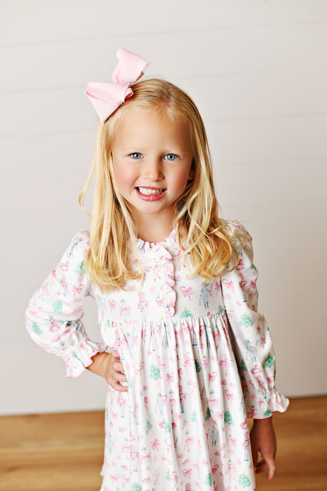 Pink Christmas Butterknit Nightgown