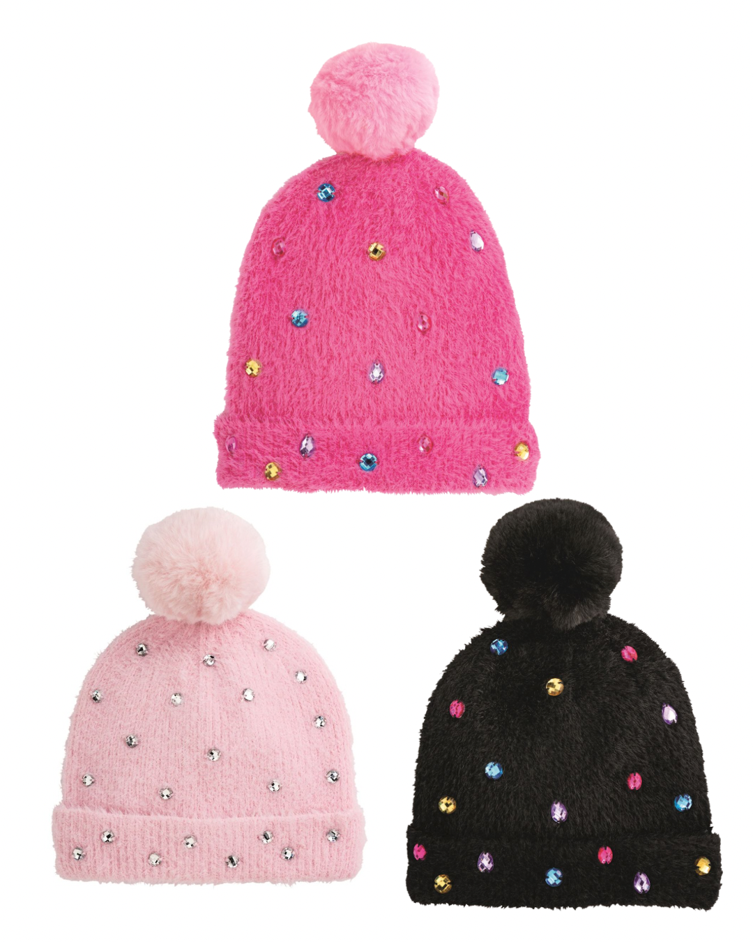 Glitzy Rhinestone Beanie