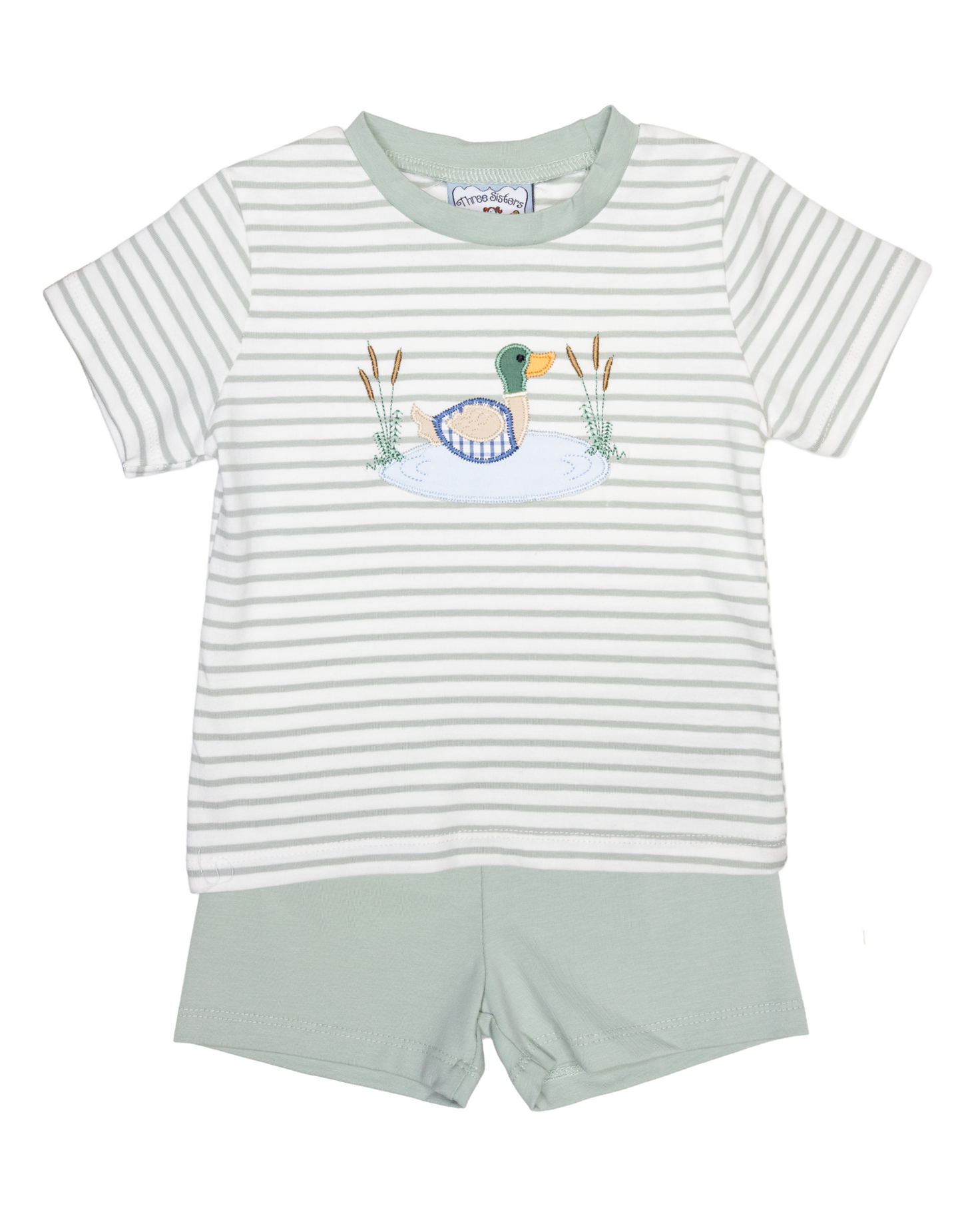 Duck Appliqué Boy Short Set