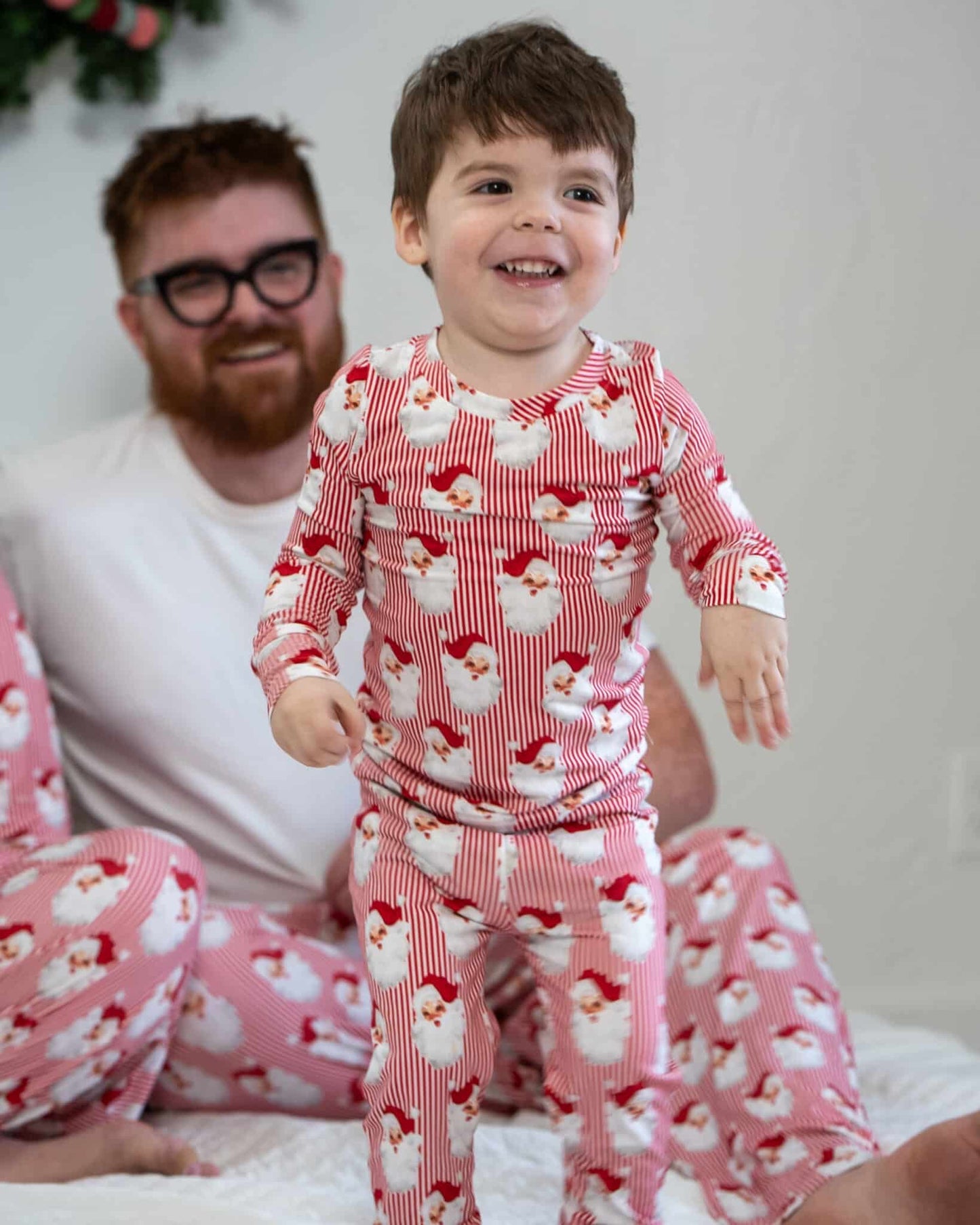 Santa Baby Red 2pc Pajama Set