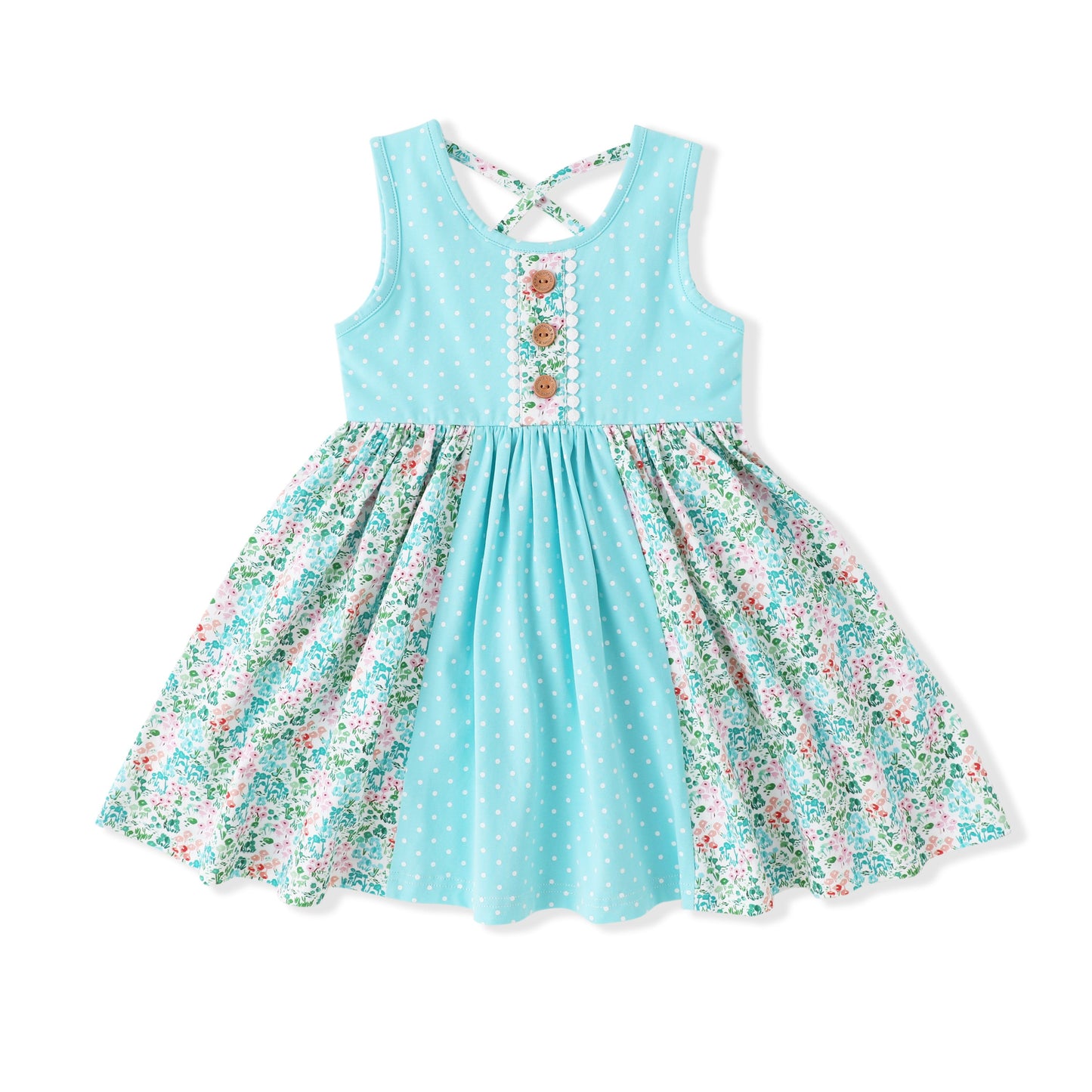 Aqua Bliss Tier Dress