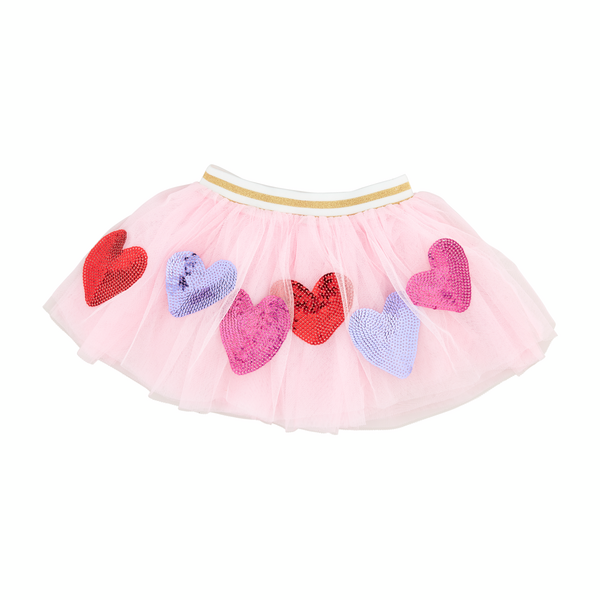 Multi-Heart Sequin TuTu