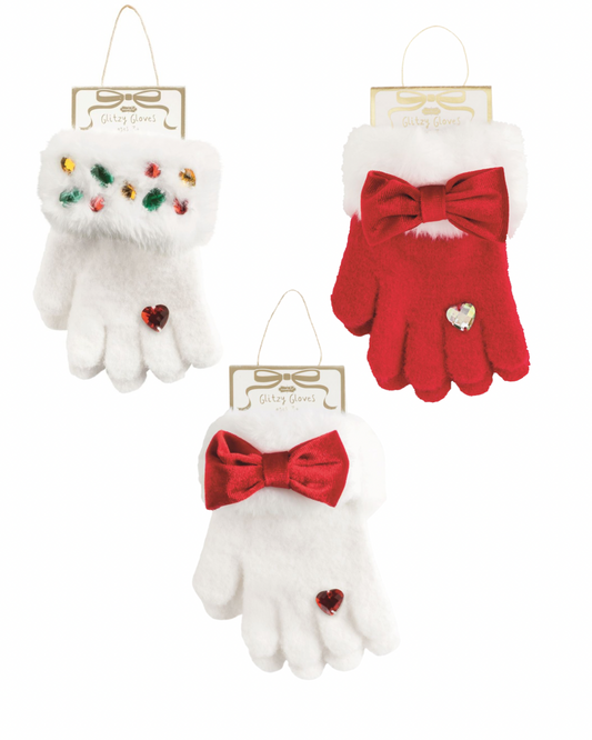 Christmas Glitzy Gloves