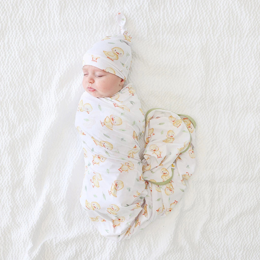 Vadim Infant Swaddle & Beanie Set