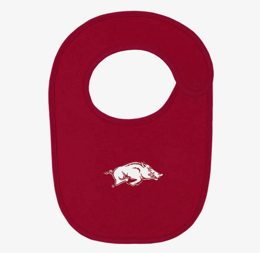 Arkansas Razorbacks Solid Bib