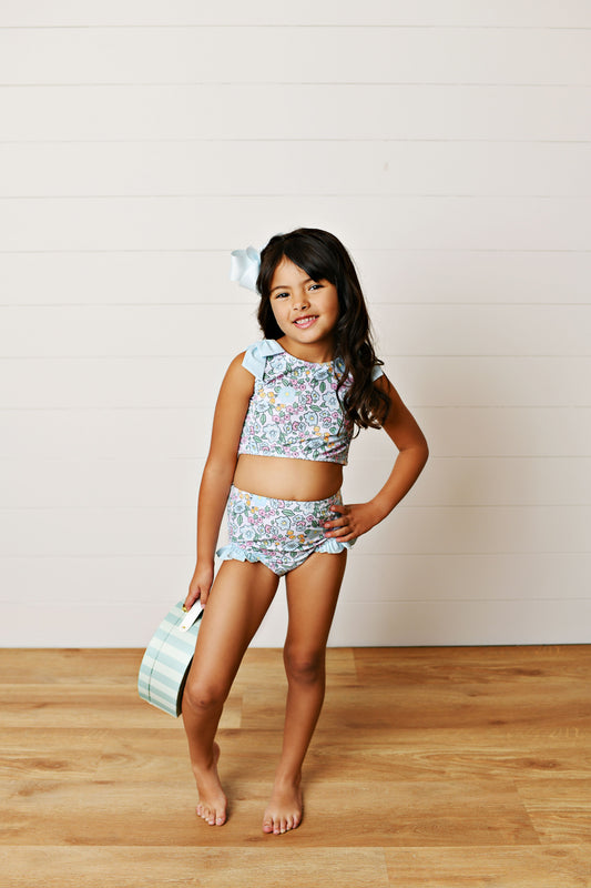 Lola Floral 2pc Bow Swimsuit