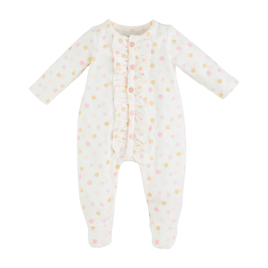Dots Ruffle Shimmer Sleeper