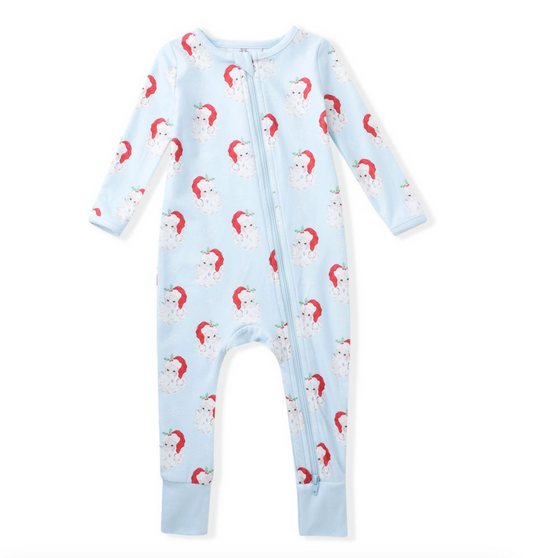 Blue Butterknit Santa Sleeper