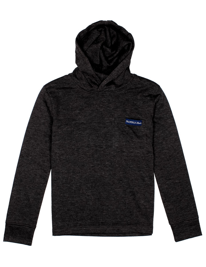Portland Hoodie- Black Heather