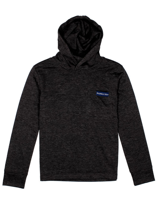 Portland Hoodie- Black Heather
