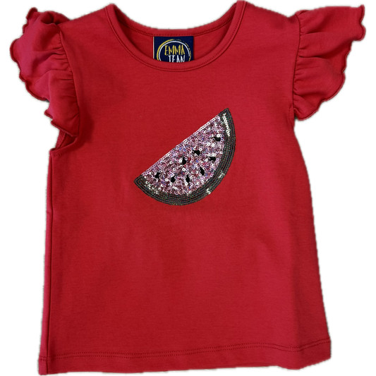 Sequin Watermelon SS Shirt