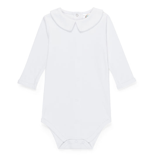 Peter Pan Collar White Onesie