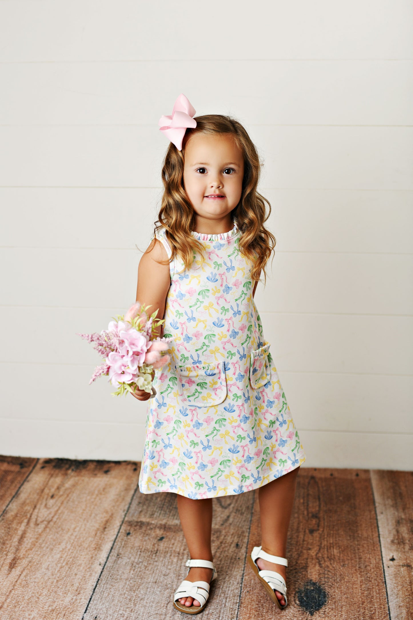 Caroline Bow Pocket Dress
