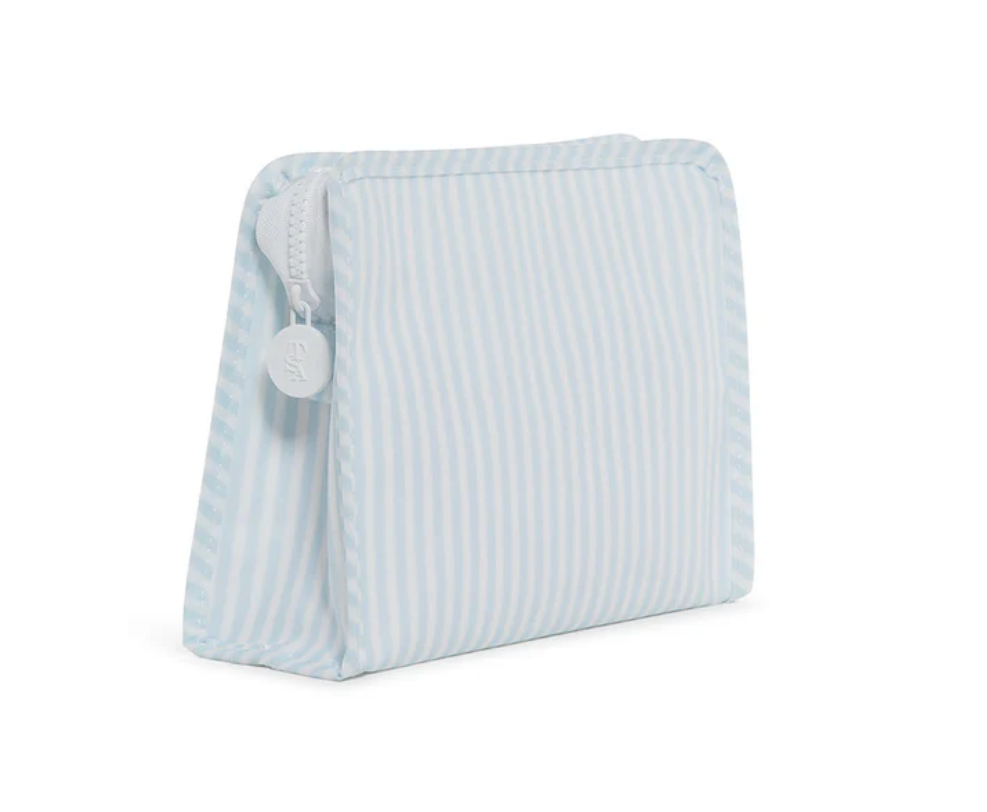 Roadie Medium Zip Pouch- Pimlico Stripe Blue by TRVL Design