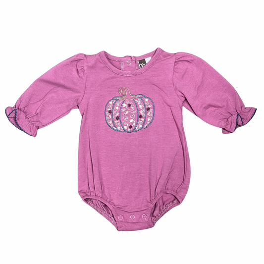 Floral Pumpkin L/S Bubble