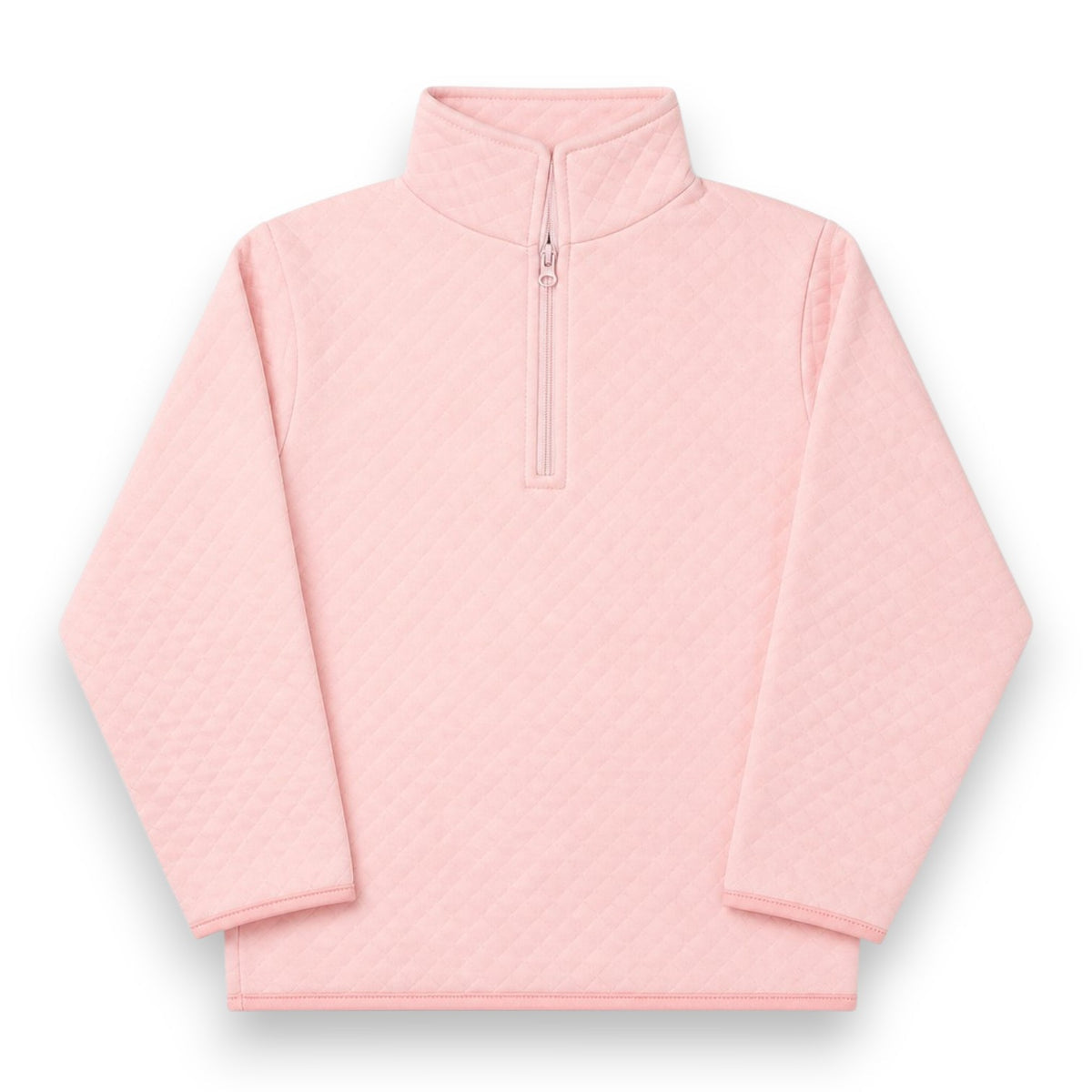 Maisie Light Pink 1/4 Zip Quilted Pullover