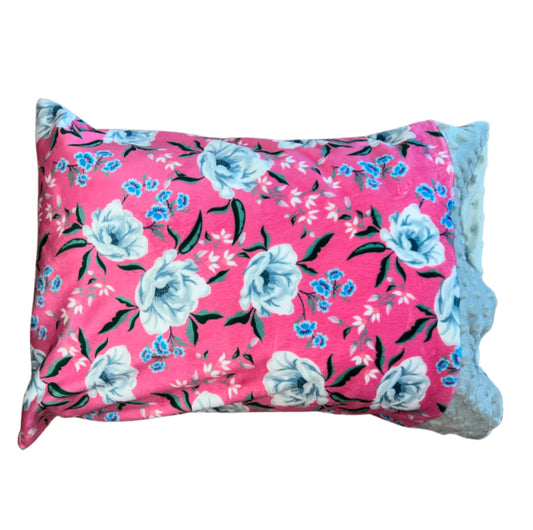 Floral Girl Minky Pillow