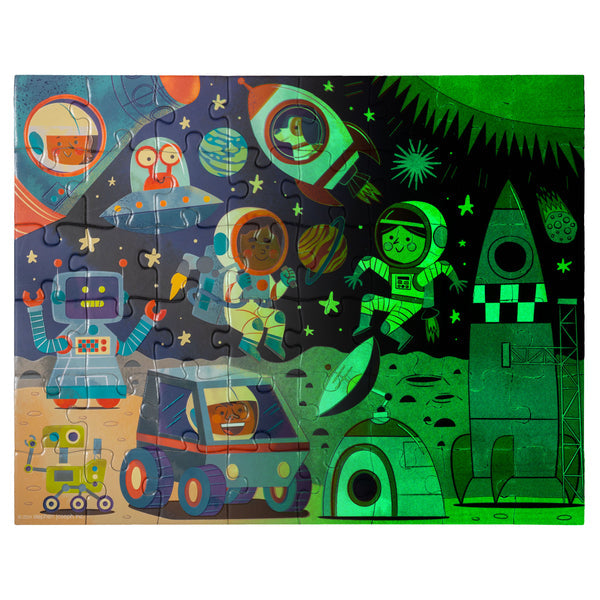 Space Glow in the Dark Puzzle