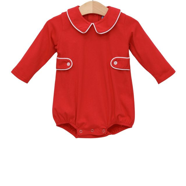 Elijah Collared Bubble- Red