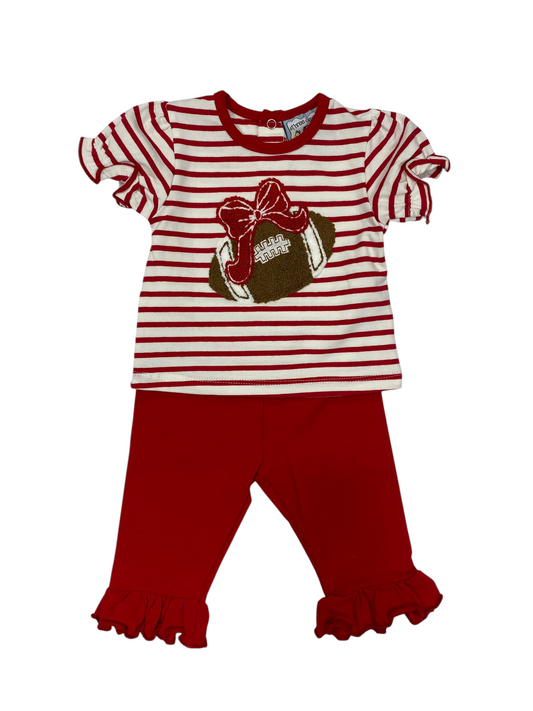 Football Red Legging Set