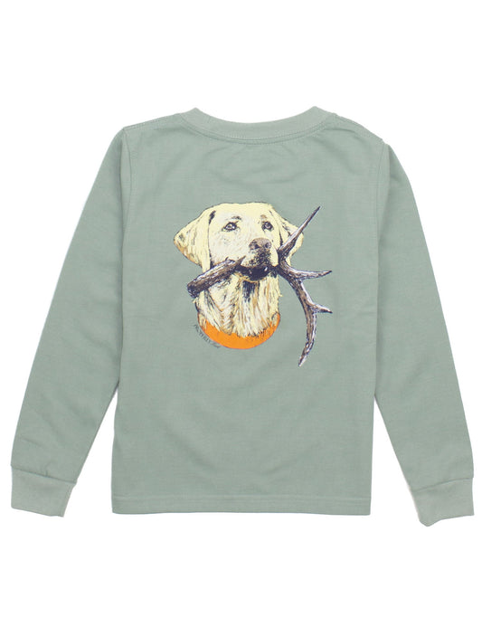 Boys Antler Lab LS Sage