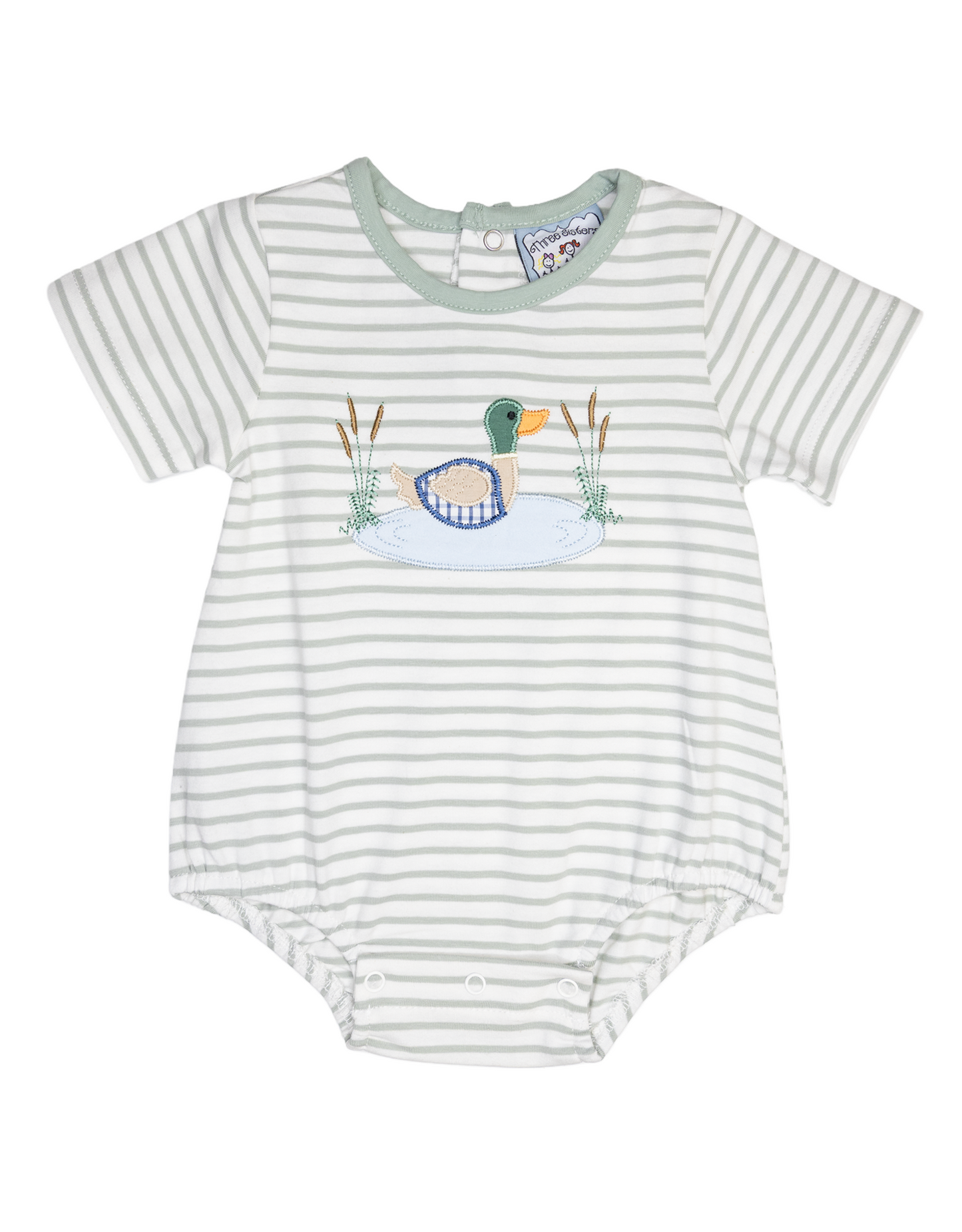 Duck Appliqué Boy Bubble