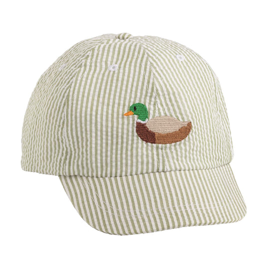 Mallard Seersucker Embroidered Hat