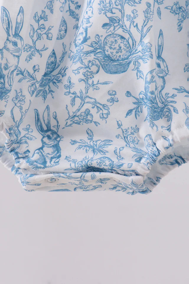 Ellie Blue Bunny Ruffle Bubble