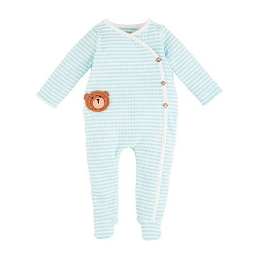 Stripe Bear Baby Sleeper