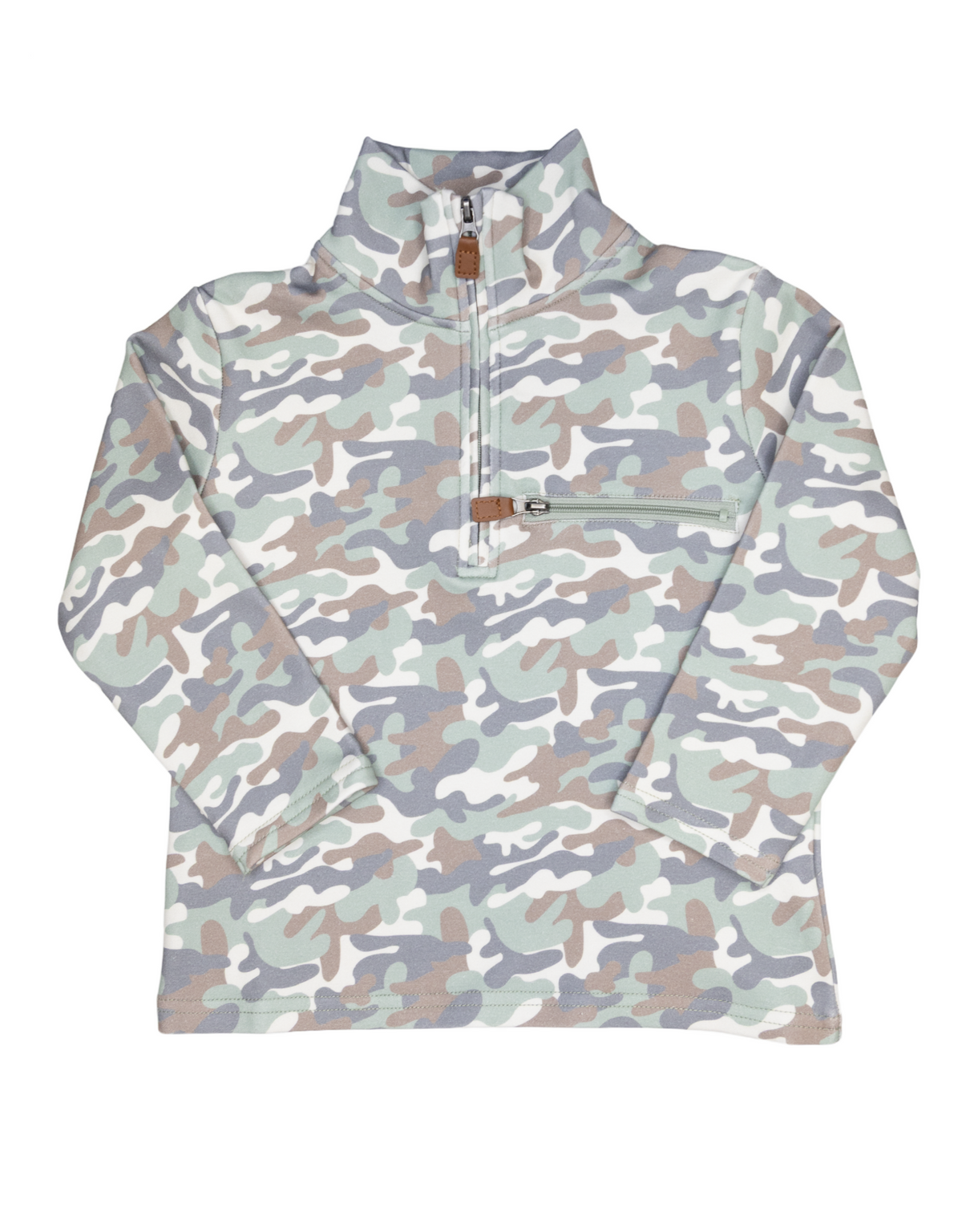 Kingston 1/4 Zip Pullover- Camo