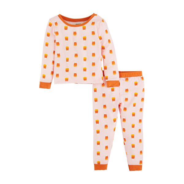 Pink Candy Corn Glow PJs