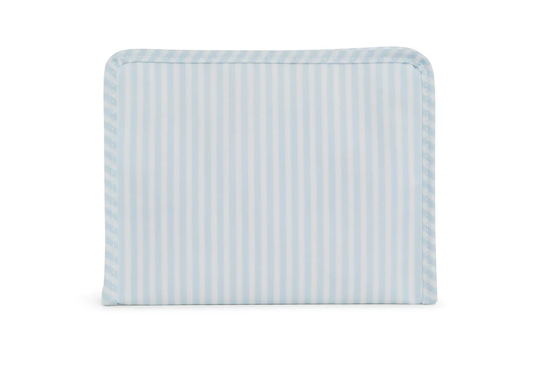 Roadie Medium Zip Pouch- Pimlico Stripe Blue by TRVL Design