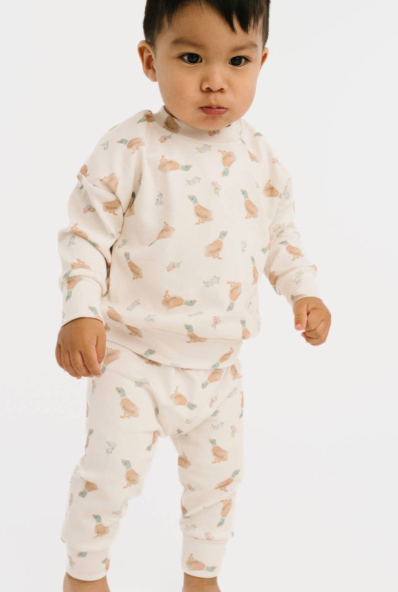 Little Mallard Duck Crewneck Set