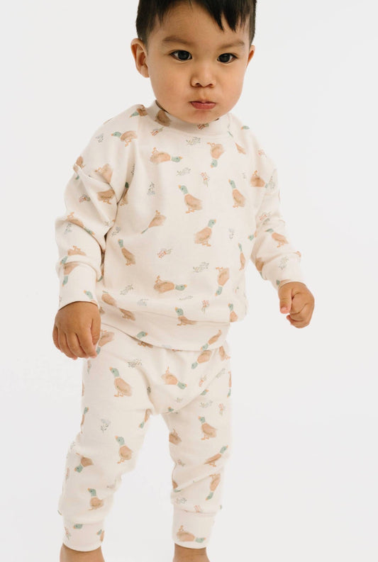 Little Mallard Duck Crewneck Set