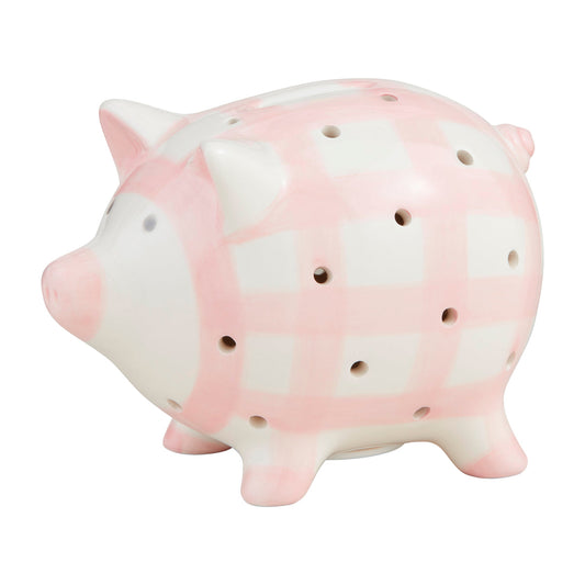 Pink Light-Up Piggy Bank