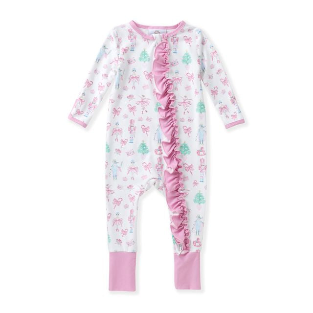 Pink Christmas Butterknit Sleeper